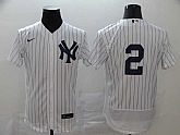 Yankees 2 Derek Jeter White 2020 Nike Flexbase Jersey,baseball caps,new era cap wholesale,wholesale hats